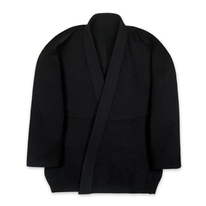 Kimono de BJJ Negro para Hombre, Uniforme de BJJ 100% Algodón, Corte Regular, Transpirable, Uniforme para Artes Marciales - Product Image 5