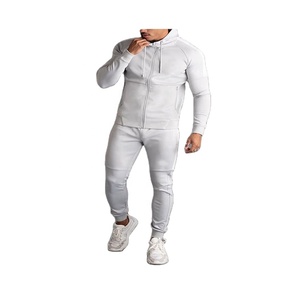 Combinaison de jogging sur mesure pour hommes, survêtement thermique d'hiver à fermeture éclair complète - Product Image 1