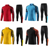 Survêtements de sport personnalisés pour la gym, veste demi-zip personnalisée, ensemble de survêtement d'équipe unisexe, respirant, écologique, extensible dans les quatre sens