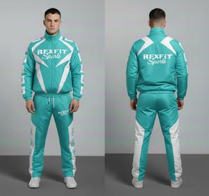 Clothing Manufacturers Rexfit Track Suit Windbreaker Letter Print Lightweight <b>Zip</b> <b>up</b> <b>Jacket</b> Tracksuits for Men Nylon Custom Logo - Product Image 5