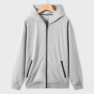 Windproof Men's Long Sleeve Hoodie High Durable & Breathable Features <b>Zip</b> Up <b>Hood</b> For Men In Low MOQ Custom Zipper Hoodies - Product Image 5