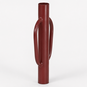 Piqueur de poteaux en acier robuste de couleur marron, manuel, pour poteaux en T, avec deux poignées, pour clôtures de ferme et de jardin - Product Image 2