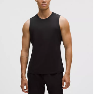 Chaleco Deportivo de Punto para Hombre, Cuello Redondo, Poliéster/Algodón de Doble Cara, Anti-Pilling, Secado Rápido, 245g, Parte Delantera de Doble Cara - Product Image 1