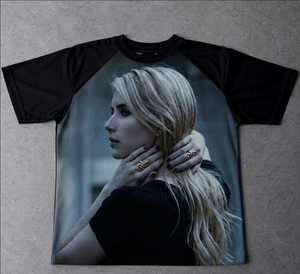 T-shirt Raglan Homme Personnalisé avec Impression par Sublimation de Portrait Graphique et Logo, 100% Coton, Streetwear Haute Définition, Haut de Gamme Tendance - Product Image 4