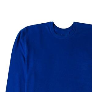 เสื้อสเวตเตอร์โอเวอร์ไซส์สำหรับผู้หญิงเสื้อสเวตเตอร์ลำลองแขนยาวเสื้อแบบสวมหัวคอกลมผ่าข้าง2025ดีไซน์อินเทรนด์ - Product Image 3