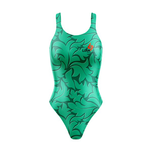 Traje de Baño de Una Pieza con Estampado por Transferencia de Calor Personalizado, Impresión 3D de Alta Calidad, Elástico en Cuatro Direcciones, Sin Costuras, Ecológico, Cuello Redondo - Product Image 1