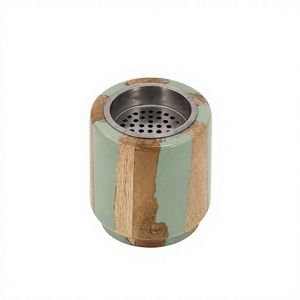 Quemador de Incienso de Resina y Madera Hecho a Mano de Primera Calidad, Difusor de Aroma Natural Antiolores, Elegante Pieza Decorativa para el Hogar - Product Image 1