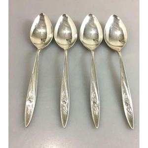 Increíble calidad, hecho en La India, cubiertos decorativos de Metal plateado con mango Rectangular largo, juego de cubiertos de diseño de Portugal de la mejor calidad - Product Image 4