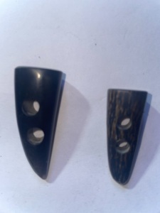 Botones de cuerno de búfalo hechos a mano, forma natural, pulidos, ecológicos, accesorios de cierre para abrigos y chaquetas - Product Image 5