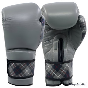 ถุงมือชกมวยหนังแท้ระดับมืออาชีพ WARZONE SPORTS แบบเต็มนิ้ว พร้อมสายรัดข้อมือปรับได้ ป้องกันลม - Product Image 2
