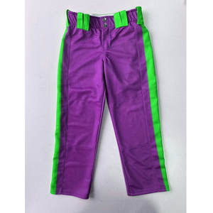 กางเกงเบสบอลผู้ชายแบบใหม่ ดีไซน์ทันสมัย กำลังฮิต/กางเกงเบสบอลไซส์ใหญ่ กางเกงซอฟต์บอล สีดำ ขายส่ง รับสั่งทำ - Product Image 5