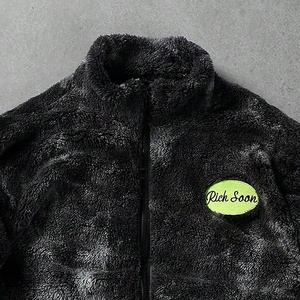 Chaqueta de Hombre Casual de Alta Gama, con Cierre, Forro de Piel Gruesa, Parche Bordado con Correa de Amarre, Diseño de Invierno, Personalizable al por Mayor - Product Image 3