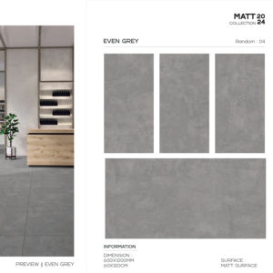 Azulejo de Porcelana Grand Matt 600x1200, Formato Grande, Superficie Premium, para Pared y Suelo, Diseño Moderno para Interiores y Exteriores - Product Image 1