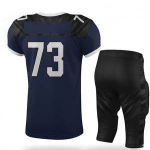 Uniforme de football américain coupe athlétique, matière extensible légère, conçue pour une mobilité, une vitesse et un confort optimaux pour les joueurs. - Product Image 2