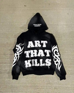 Chándal Unisex Cómodo de Peso Medio con Diseño de Logotipo de Marca, Bordado Desgastado, Estilo Clásico y Gráficos Urbanos - Product Image 6