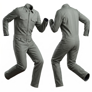 ชุดคลุมทำงานสะท้อนแสงแบบมองเห็นได้ชัดเจนสำหรับความปลอดภัยในอุตสาหกรรม แขนยาว ป้องกันได้รอบด้าน พร้อมฟังก์ชั่นอเนกประสงค์ - Product Image 1