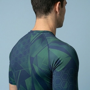 Camiseta de Compresión Deportiva Personalizada para Hombre, Manga Corta, Ropa Deportiva Activa, Fitness, Atletismo, Running - Product Image 6