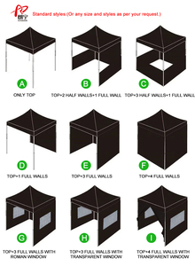 Nhà Máy Tùy Chỉnh Chuyên Nghiệp Lều In Khung Nhôm Xách Tay Pop up UV Và Kháng Tán Triển lãm Thương Mại Lều - Product Image 2