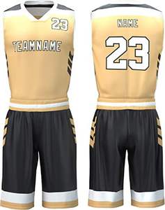 Camiseta de Baloncesto de Poliéster con Diseño Personalizado, Uniforme de Baloncesto Sublimado Transpirable de Alta Calidad al por Mayor para Hombre - Product Image 3