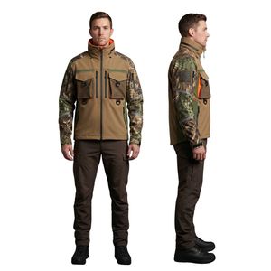 Chaqueta de Caza de Camuflaje para Hombre, Impermeable, Resistente al Viento, Transpirable y Resistente al Desgaste, para Actividades al Aire Libre - Product Image 2