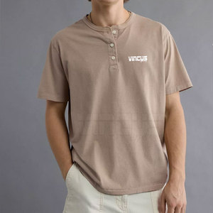 Chemises Henley pour hommes légères et durables, séchage rapide, respirantes, confortables, écologiques, 100% coton - Product Image 3