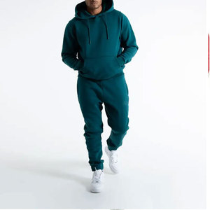 ชุดวอร์มกีฬาคุณภาพสูง ชุดออกกำลังกายผ้าฟลีซสำหรับผู้ชาย ชุดสองชิ้น ผ้าฝ้าย 100% ชุดวิ่งออกกำลังกายสำหรับผู้ชาย - Product Image 1