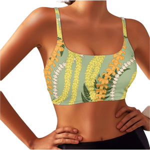 Sujetador Deportivo Sublimado para Mujer en Diferentes Colores, Estilo Bikini Sexy, para Entrenamiento, Gimnasio, Yoga, Ligero, con Logotipo Personalizado en la Parte Delantera - Product Image 1