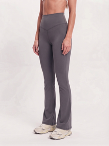 Pantalones Deportivos de Algodón y Poliéster Personalizados para Gimnasio y Fitness, Pantalones Acampanados Transpirables para Mujer, Leggings Acampanados de Yoga con Compresión - Product Image 3
