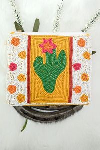 Cute beaded hand made handcrafted customized choice <b>mini</b> zipper <b>pouch</b> Butterfly design women fashion party coin <b>pouch</b> - Product Image 2