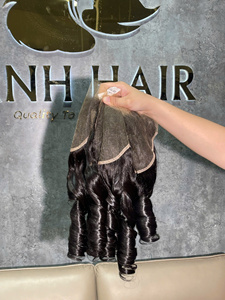ผมแท้เวียดนาม 100% แบบลอนลึก  พร้อมเชือกผูกปิดผมสีดำธรรมชาติ - Product Image 2
