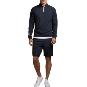 Fournisseur en gros de vêtements de sport pour la gym – Ensemble 2 pièces respirant avec logo personnalisé, coupe élastique régulière, imprimé uni - Product Image 2