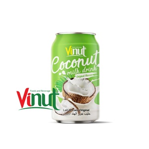 Eau de coco Original 330ml Eau de coco Boisson 24 canettes par carton peut OEM ODM Marque privée HACCP ISO Usine directe - Product Image 5