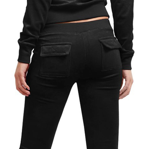 Women's Velvet Streetwear Jogger <b>Sets</b> Hooded Full-Length Breathable Waterproof Eco-Friendly Custom Logo Activewear Workout - Product Image 5