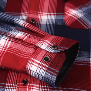 Adult Men's Soft <b>Flannel</b> <b>Jacket</b> Plaid Full Sleeve Casual Wear Cotton Polyester Material Lightweight Men's <b>Flannel</b> <b>Jacket</b> - Product Image 5