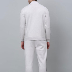 Ensemble de survêtement d'hiver pour homme à capuche, deux pièces, respirant, léger, en coton et polyester de haute qualité, vêtements de sport pour la salle de sport et l'entraînement - Product Image 4