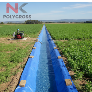 Bâche d'irrigation de qualité export, bâche d'irrigation de qualité supérieure pour le stockage d'eau agricole, les canaux et les bassins d'irrigation - Product Image 1