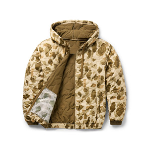 Sudadera con Capucha Personalizada, Unisex, de Invierno, Resistente, con Forro Térmico, Repelente al Agua, de Nailon Ripstop Acolchado, con Estampado de Camuflaje, 180g - Product Image 1