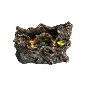 Moderno giardino esterno fontana di acqua luci LED albero tronco cascate Patio cortile portico decorazione piscina con pompa - Product Image 5