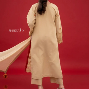 Ensemble de 3 pièces pour femmes, shalwar kameez pakistanais imprimé, vêtements décontractés, vêtements de fête, taille adulte - Product Image 6