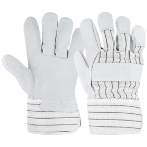 Guantes de Trabajo de Cuero Vacuno Reforzado de Primera Calidad, Resistentes al Fuego y a los Cortes, Protección de Seguridad Industrial para la Construcción - Product Image 3