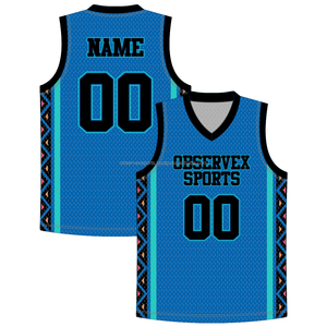 Camiseta de Baloncesto Retro Personalizada, Reversible, para Hombre, Sublimada, Transpirable, Conjunto de Uniforme de Baloncesto - Product Image 1