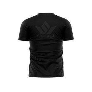 Maillot de football géométrique noir et rose pour homme, col rond, manches courtes, sublimation, évacuation de l'humidité, séchage rapide, uniforme de football personnalisé pour équipe - Product Image 5
