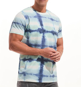 T-shirt décontracté pour homme avec motif sublimé, style vintage délavé, 100 % coton, streetwear, col rond, manches courtes, vêtement OEM - Product Image 4