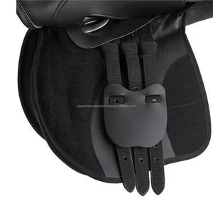 Ensemble de selle de cheval GP en relief floral de haute qualité en cuir synthétique avec sangles de couleur assortie - Product Image 6