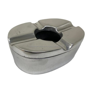 Cendrier en aluminium pour fumer avec finition polonaise Cendrier en métal de nouvelle conception pour usage personnel. - Product Image 1