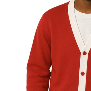 <b>Men</b> Diamond Knit Sweater Soft Warm <b>Long</b> Sleeve Casual Comfortable Classic Daily Wear Autumn Winter Custom OEM ODM Factory - Product Image 3