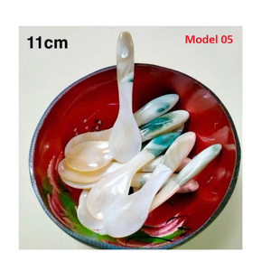Vietnam Handmade Natural Seashell Spoon Mother of Pearl Dessert Spoon Decorative Tableware <b>Wholesale</b> Supply - Product Image 1