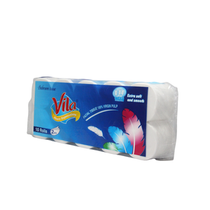 Sacs de fabricant pour 10 rouleaux de papier toilette, poids 800g-1500g, 2 plis, taille personnalisée, épaissi, OEM ODM, usine Vietnam, couleur blanche, en vrac - Product Image 1