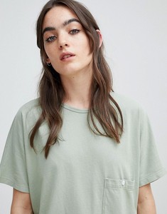 เสื้อยืดแขนสั้นสีเขียวอ่อน ยูนิเซ็กซ์ ทรงปกติ ผ้าคอตตอนเจอร์ซีย์ คอกลม สีพื้น ย้อมสีเรียบๆ สไตล์ลำลอง - Product Image 2