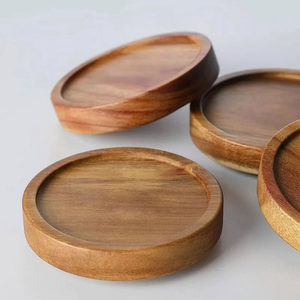 Elegant Luxury Wooden <b>Coasters</b> <b>Set</b> with Vintage Style Durable Wrought Iron Holder Eco-Friendly Handmade - Product Image 5